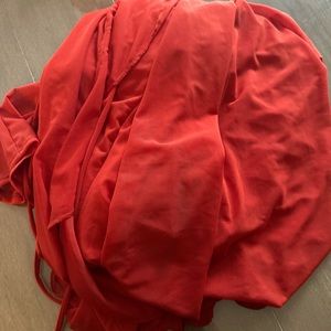 Fashion nova mesh jumpsuit and skirt with rose detail